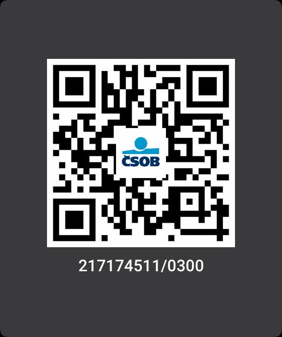QR platba - Zuzkin český účet